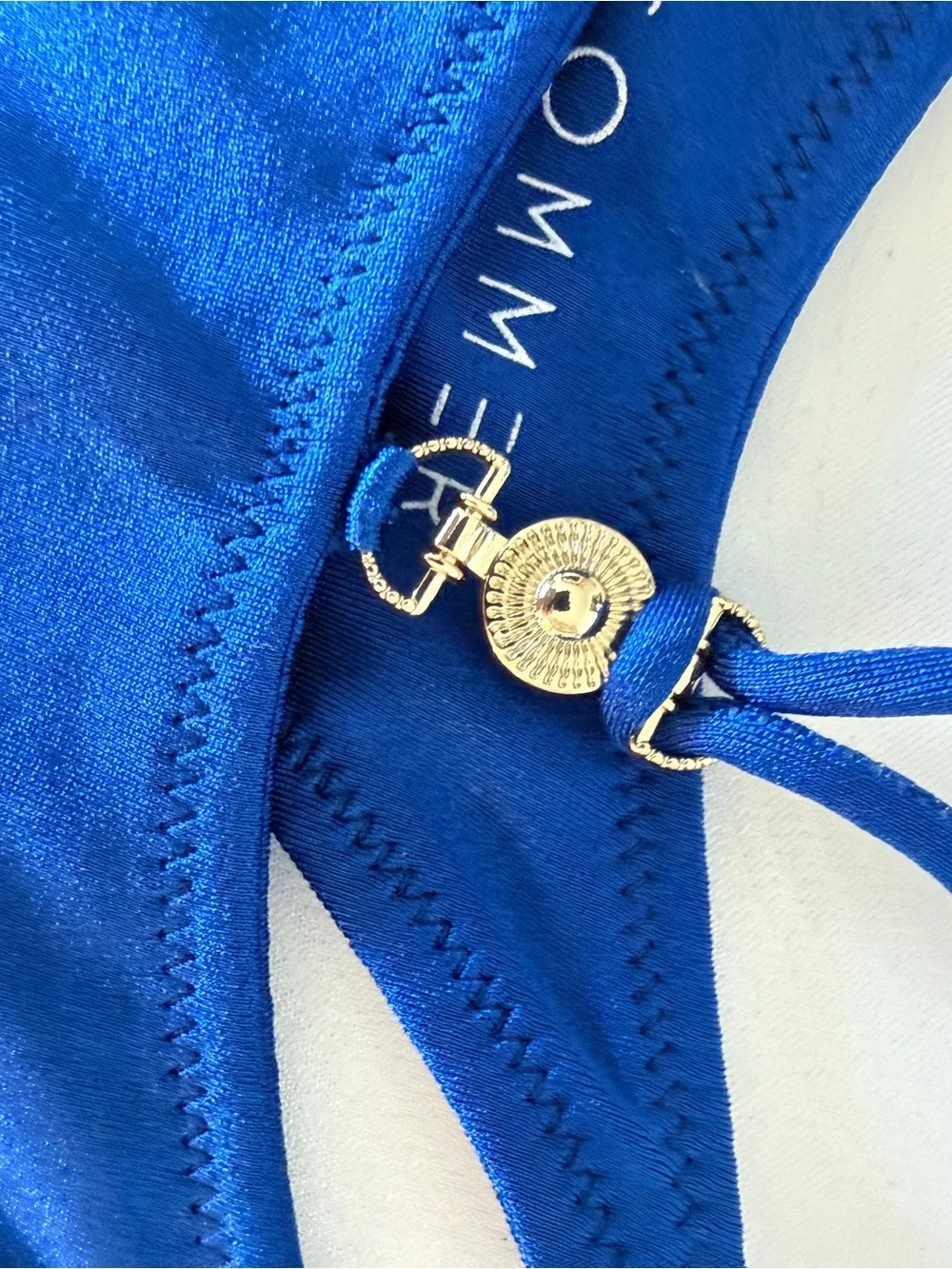 Cobalt Triangle String Bikini Set - Picture 6 of 8